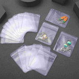 100 Pcs Clear Jewelry Bags Anti-tarnish Storage for Rings Earrings