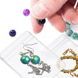 100 Pcs Clear Jewelry Bags Anti-tarnish Storage for Rings Earrings