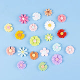 100 Pcs Resin Daisy Flowers Blessing Bag Clip Craft Decor