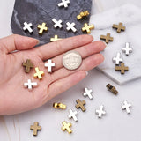 100 Pcs Cross Tibetan Style Alloy Beads Spacer Charms DIY Jewelry Making