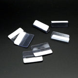 100 Pcs Earring Card Adapter Self-Adhesive Lip Hanger for Jewelry Display