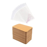 100 Pcs Keychain Display Cards with Self Sealing Bags