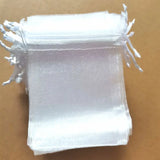 100 Pcs Organza Jewelry Bags Drawstring Pouches Small Gift Packaging