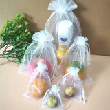 100 Pcs Organza Jewelry Bags Drawstring Pouches Small Gift Packaging