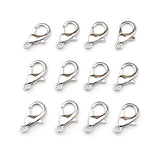 100 Pcs Metal Plated K Zinc Alloy Lobster Buckle DIY Necklace Bracelet