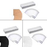 100 Pcs Necklace Display Cards Clear Sleeve Chain Holder Organizer