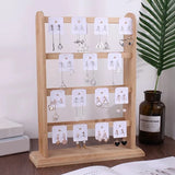 100 Pcs Earring Card Adapter Self-Adhesive Lip Decoration Display