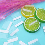 100 Pcs Plastic Earring Card Adapter Self-Adhesive Transparent Display