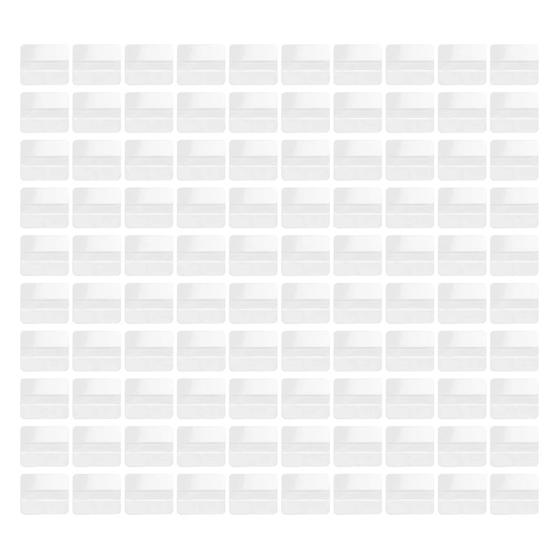 100 Pcs Plastic Earring Card Adapter Self-Adhesive Lip Decoration