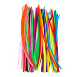 100 Pipe Cleaners Pom Poms Craft Assorted Sizes Googly Eyes