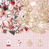 100 Pcs Christmas Charms Pendant DIY Necklace Bracelet Making
