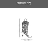 100 Pcs Vintage Key Ornament Crafting Charms Jewelry DIY Cowboy Boots Pendant