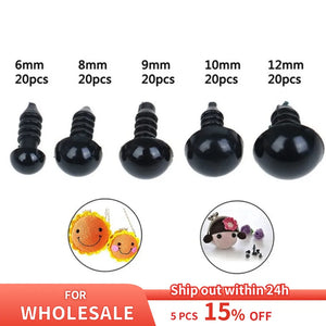 100 Pcs Plastic Eye Toy Accessories Plush Doll DIY Eyes G414
