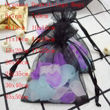 100 Pcs Organza Bags Jewelry Pouches Gift Bags
