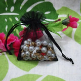 100 Pcs Drawstring Organza Bags Jewelry Gift Bags Christmas Wedding Packaging