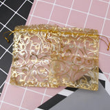 100 Pcs Organza Jewelry Pouch Wedding Favor Gift Bag 12x9cm