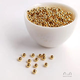 100 Pcs 18K Plated Spacer Beads Silver DIY Beaded Jewelry Material