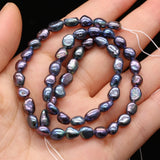 Real Freshwater Cultured Baroque Pearls Strand 5-10mm DIY Jewelry Making