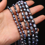 Real Freshwater Cultured Baroque Pearls Strand 5-10mm DIY Jewelry Making