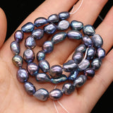 Real Freshwater Cultured Baroque Pearls Strand 5-10mm DIY Jewelry Making