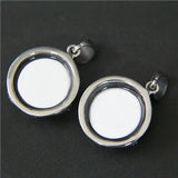 Dinosaur Eye Ball Pendant Stainless Steel Biker Pendant