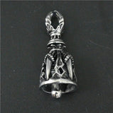 Personal Punk Bells Pendant Stainless Steel Biker Pendant