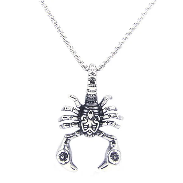 Personal Scorpion Pendant Stainless Steel Necklace