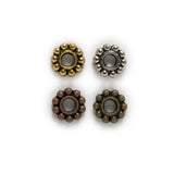 100pcs Daisy Flower Spacer Beads for Jewelry Making 6.5mm