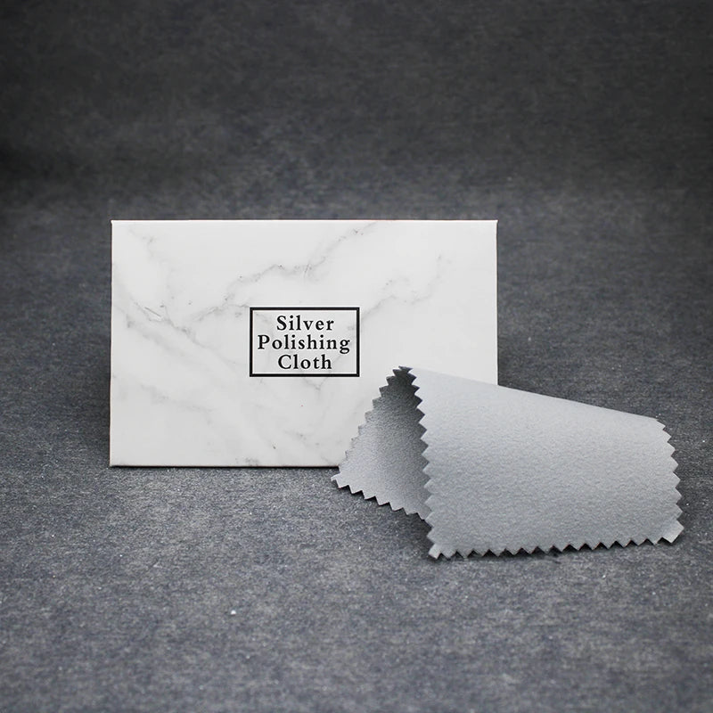 100/Piece Silver Polishing Cloth Platinum 925 Silver Jewelry Cleaning