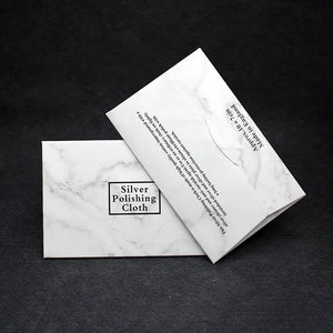 100/Piece Silver Polishing Cloth Platinum 925 Silver Jewelry Cleaning