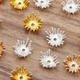 100 Pcs 13.5mm Metal Flower Stamen Bead Cap DIY Jewelry Settings