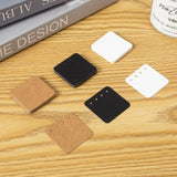 100 pcs Brown Paper Jewelry Display Cards for Earrings