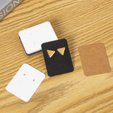 100 pcs Brown Paper Jewelry Display Cards for Earrings