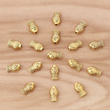 100 3D Fish Spacer Beads Charms for DIY Jewellery Making 9x5mm