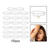 100 Pcs 65mm Expandable Bangle Bracelets Jewelry Findings