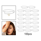 100 Pcs 65mm Expandable Bangle Bracelets Jewelry Findings