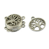 100 Pcs Antique Sliver Tree of Live Charms Pendants for Jewelry Making