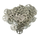 100 Pcs Antique Sliver Tree of Live Charms Pendants for Jewelry Making
