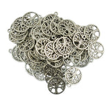 100 Pcs Antique Sliver Tree of Live Charms Pendants for Jewelry Making