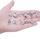 100 Pcs Tibetan Silver Ocean Animal Charms for DIY Jewelry Making