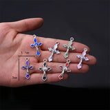 100 Pieces Small Christ Jesus Cross Catholic Zinc Alloy Jewelry