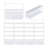 100 Clear Self-Lip Hanger Earring Card Adapter Hanging for Necklace
