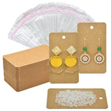 100 Earring Holder Display Cards with Bags and Ear Backs