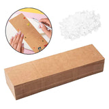 100 Pcs Earring Necklace Display Cards w/ 200 Earring Backs Holder