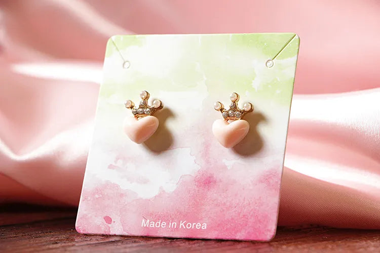 100 Pcs Jewelry Packaging & Display Card Brooch Earrings Hairpin Tags DIY