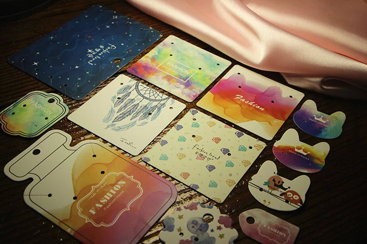 100 Pcs Jewelry Display Tags DIY Packaging