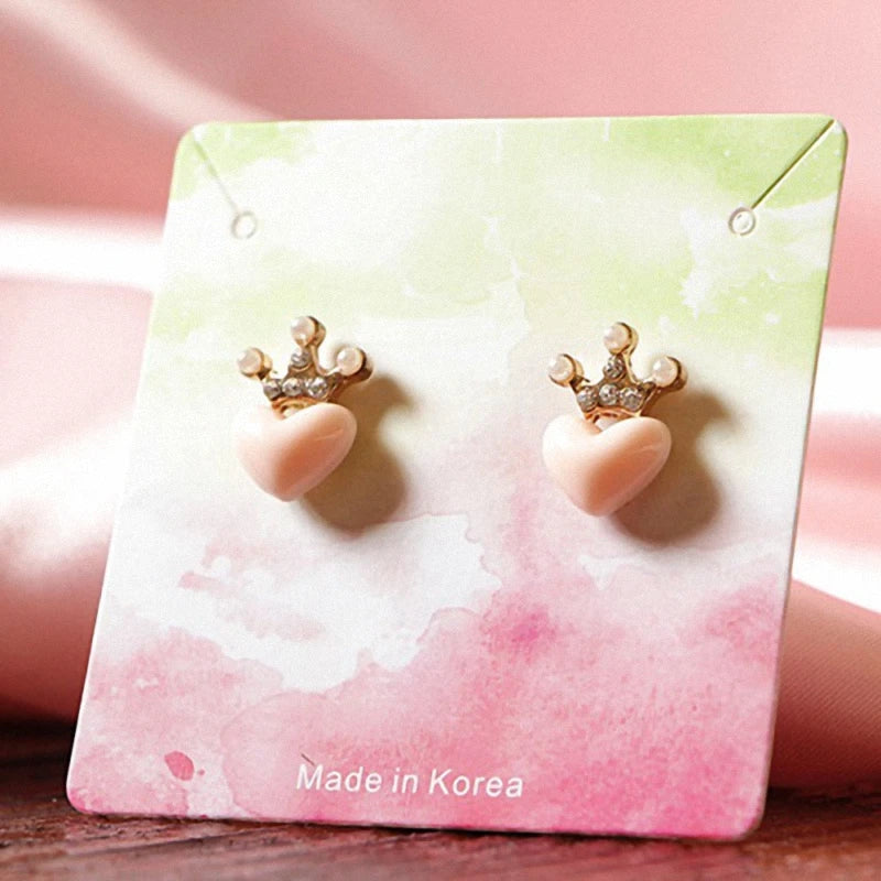 100 Pcs Jewelry Packaging & Display Card Brooch Earrings Hairpin Tags DIY