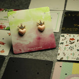 100 Pcs Jewelry Packaging & Display Card Brooch Earrings Hairpin Tags DIY