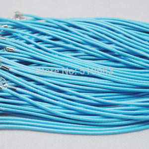 100 Pcs Soft Waxed Cord Necklace Chain 2.0mm 45 Cm