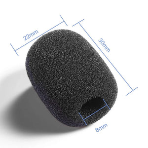100 Mini Foam Mic Windscreen Mic Cover Small Lapel Headset Microphones